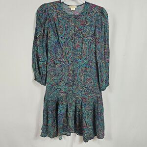 NWT Shoshanna Jordand Paisley Dress in Multi color - Size 2